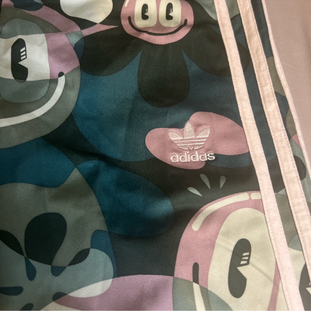 adidas Hattie Stewart Smiley Face Women's Leggings -rare - Picture 7 of 7